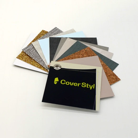Cover Styl Boxen und Farbfächer